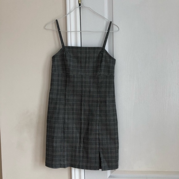 Garage Plaid Mini Dress